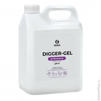 Профхим д/прочистки труб и стоков, гель Grass/Digger-Gel PROF 5 л