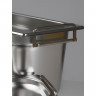 Гастроемкость LUXSTAHL с ручками, нерж.сталь GN 1/2, 32,7х26,5х10см (га010)