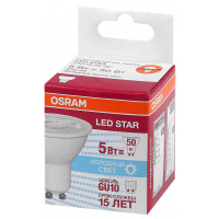 Лампа светодиодная OSRAM LSPAR165036 5W/840 230V GU10 4058075403406