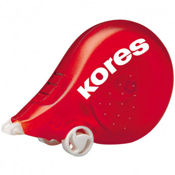 Корректирующая лента Kores 'Scooter', 4,2мм*8м, красный, блистер, европодвес, 10 шт/в уп
