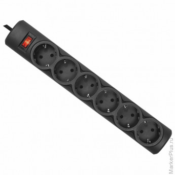 Сетевой фильтр DEFENDER DFS 155, 6 розеток, 5 м, черный, 99496 Сетевой фильтр DEFENDER DFS 155, 6 розеток, 5 м, черный, 99496