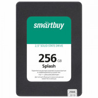 Твердотельный накопитель SSD SMARTBUY Splash 256GB, 2,5", USB 3.0, черный, SBSSD-256G, SSD-256GT-MX902