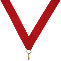 Лента для медалей 24 мм цвет красный LN3a