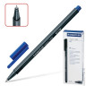 Ручка-роллер STAEDTLER (ШТЕДЛЕР) "Triplus", трехгранная, толщина письма 0,4 мм, синяя, 403-3