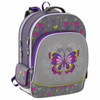 Рюкзак ERICH KRAUSE для учениц начальной школы, 16 л, "Fairy Butterfly", 37х31х14 см, 39120