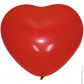 Воздушные шары, 50шт., М10/25см, Поиск "Сердце", декор