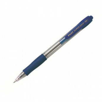 Ручка шариковая PILOT BPGP-10R-M-L авт.резин.манжет.синяя 0,25мм