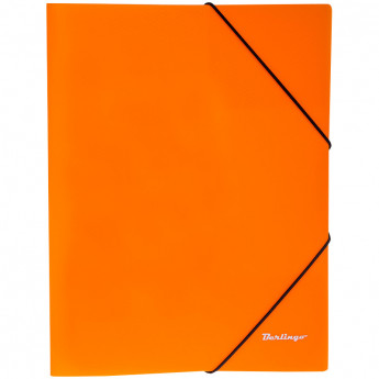 Папка на резинке Berlingo 'Neon' А4, 500мкм, неоновая оранжевая
