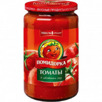 Консервация Томаты Помидорка в соку, 720гр