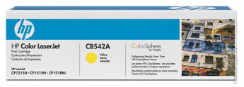 Картридж оригинальный HP CB542A желтый для Color LJ CP1215/1515/1518/CM1312 (1,4K)