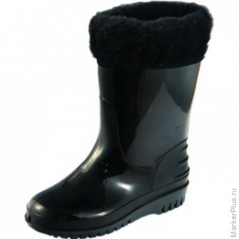 Сапоги женские цв.т.синий мод 260 У (р.39) (255) ПВХ утепленные