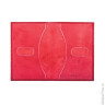 Обложка для паспорта BEFLER "Ящерица", натуральная кожа, тиснение, красная, О.1-3