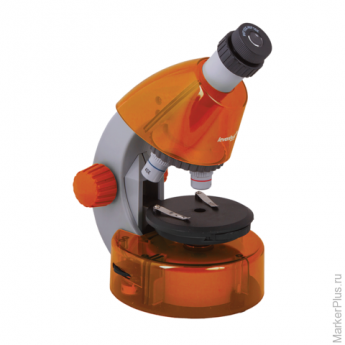Микроскоп детский LEVENHUK LabZZ M101 Orange, 40-640 крат, монокулярный, 3 объектива, 69730