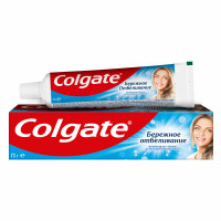 Зубная паста 50 мл COLGATE "Бережное отбеливание", с фторидом и кальцием, 7891024188262 Зубная паста 50 мл COLGATE "Бережное отбеливание", с фторидом и кальцием, 7891024188262