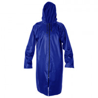 Дождевик плащ синий на молнии многоразовый с ПВХ-покрытием, размер 56-58 (XXL), рост 170-176, ГРАНДМАСТЕР, 610867 Дождевик плащ синий на молнии многоразовый с ПВХ-покрытием, размер 56-58 (XXL), рост 170-176, ГРАНДМАСТЕР, 610867