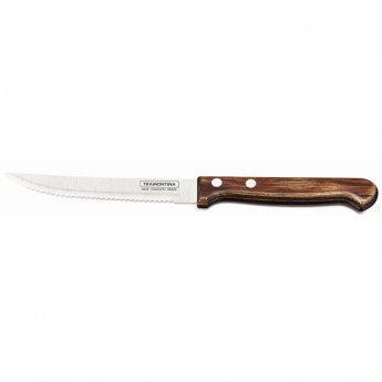 Нож для томатов/стейков 13см, с деревянной ручкой, коричн. Polywood (И8851)