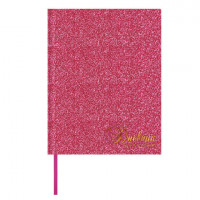 Дневник 1-11 класс 48 л., обложка кожзам твердая, фольга, BRAUBERG "HOLIDAY", розовый, 105463