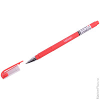 Ручка гелевая Berlingo "Velvet" красная, 0,5мм, прорезиненый корпус 12 шт/в уп