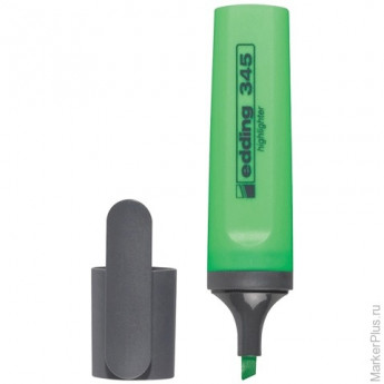 Текстмаркер EDDING, 2-5 мм, скошенный наконечник, светло-зеленый, E-345/11