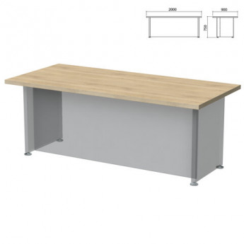 Столешница стола письменного "Приоритет" (ш2000*г900*в750 мм), кронберг, К-905, ш/к 5, К-905 кронберг