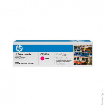Картридж оригинальный HP CB543A пурпурный для Color LJ CP1215/1515/1518/CM1312 (1,4K)