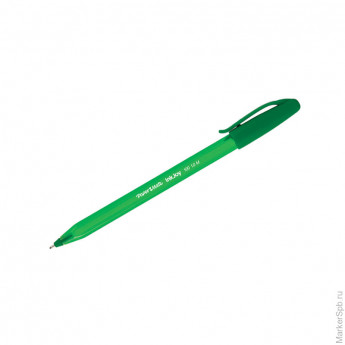 Ручка шариковая "InkJoy 100", зеленая, 1мм, трехгран.