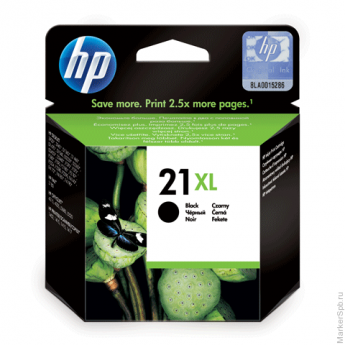 Картридж струйный HP (C9351CE) Deskjet F2280/Officejet J3680 и др., №21XL, черный, оригинальный