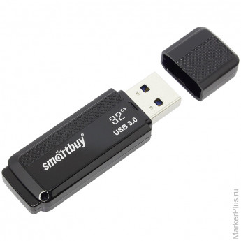 Память Smart Buy 'Dock' 32GB, USB 3.0 Flash Drive, черный