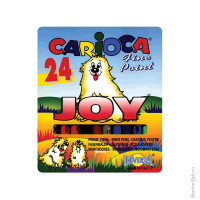 Фломастеры "CARIOCA JOY", 24цв., картон. уп., европодвес