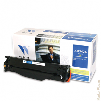 Картридж лазерный HP (CB542A) LaserJet CP1215/1515/CM1312, желтый, ресурс 1400 страниц, NV PRINT, СО