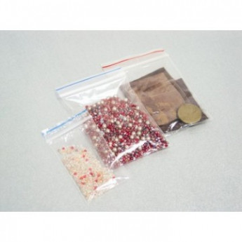 Пакет с замком (Zip Lock) 8 х 12 см, 40 мкм, 100 шт/уп, комплект 100 шт