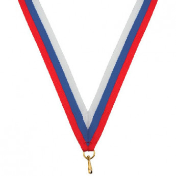 Лента для медалей 24 мм цвет триколор LN5b
