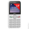 Телефон мобильный ALCATEL One Touch 2008G, 2 SIM, 2,4", MicroSD, черно-белый, 2008G-3AALRU1