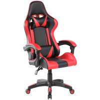 Кресло игровое Helmi HL-G05 'Effect', экокожа черная/красная, 2 подушки