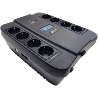 ИБП Powerсom Spider SPD-550U LCD (8 euro/330Вт/noUSB/noRJ45)