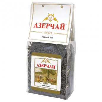 Чай листовой АЗЕРЧАЙ 'Букет' черный крупнолистовой 400 г, 413002