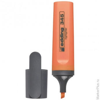 Текстмаркер EDDING, 2-5 мм, скошенный наконечник, оранжевый, E-345/6