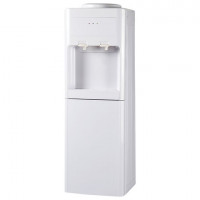Кулер для воды SONNEN FSC-02, напольный, нагрев/компр.охлаждение, шкаф, 2 крана, белый, 453978