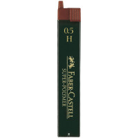 Грифели для механических карандашей Faber-Castell "Super-Polymer", 12шт., 0,5мм, H 12 шт/в уп