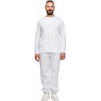 Трикотаж Футболка (160 г.) с длинным рукавом бел.(L)