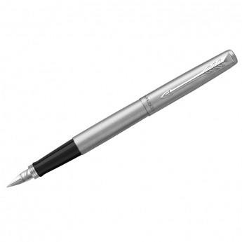 Ручка перьевая Parker 'Jotter Stainless Steel CT' 1,0мм, подар. уп.