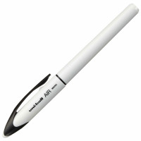 Ручка-роллер Uni-Ball 'AIR Micro', СИНЯЯ, корпус белый, узел 0,5 мм, линия 0,24 мм, 15906, UBA-188-E WHITE