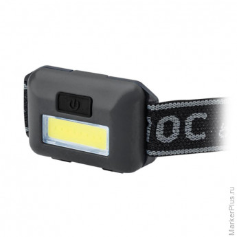 Фонарь налобный светодиодный КОСМОС KOC-H101-COB 3Вт, 3 режима