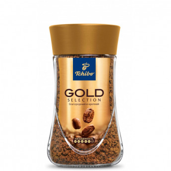 Кофе Tchibo Gold Selection,растворимый,стекло, 95г