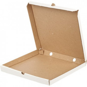 Короб картонный для пиццы 320х320х30мм Т-23 беленый 10шт/уп, комплект 10 шт