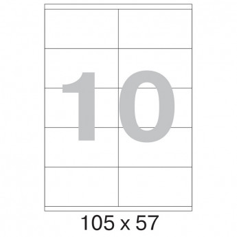 Этикетки самоклеящиеся Office Label 105х57 мм/10 шт. на листеА4 50 листов, комплект 10 шт