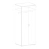 Гардероб SL Imago ГБ-2 белый (крем)