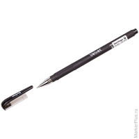Ручка гелевая Berlingo "Velvet" черная, 0,5мм, прорезиненый корпус 12 шт/в уп