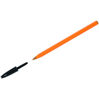 Ручка шариковая Bic "Orange" черная, 0,8мм, 20 шт/в уп