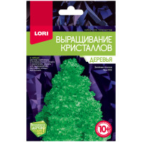 Набор для выращивания кристаллов Lori "Деревья. Зеленая ёлочка", от 10-ти лет